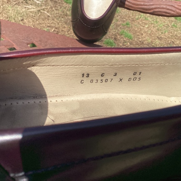 Cole Haan Mahogany Brown Leather Tassel Loafers - Picture 8 of 9